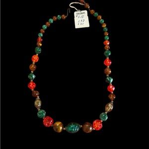 VINTAGE- Colorful Beaded Necklace